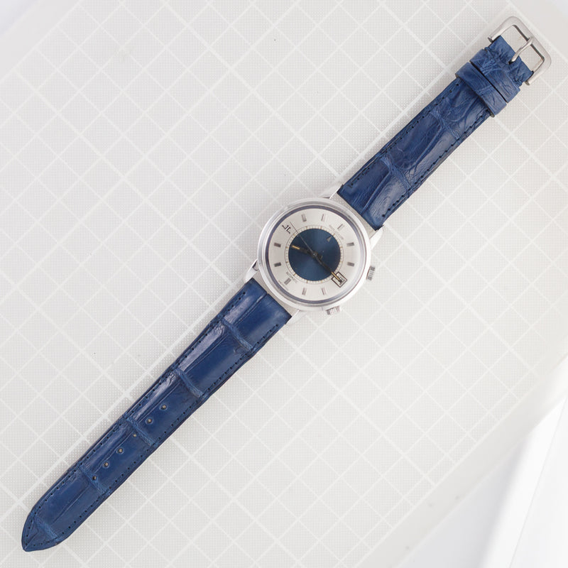 JAEGER LECOULTRE MEMOBOX Blue tuxedo Dial Ref.875.42