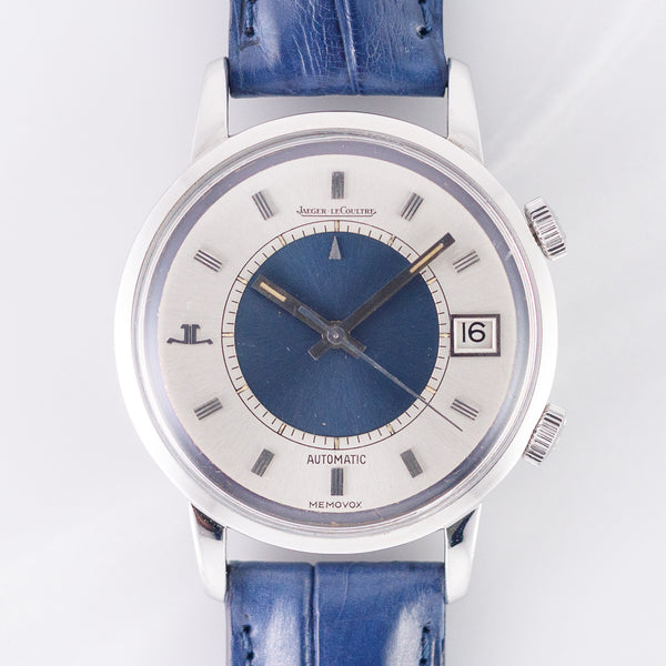 JAEGER LECOULTRE MEMOBOX Blue tuxedo Dial Ref.875.42