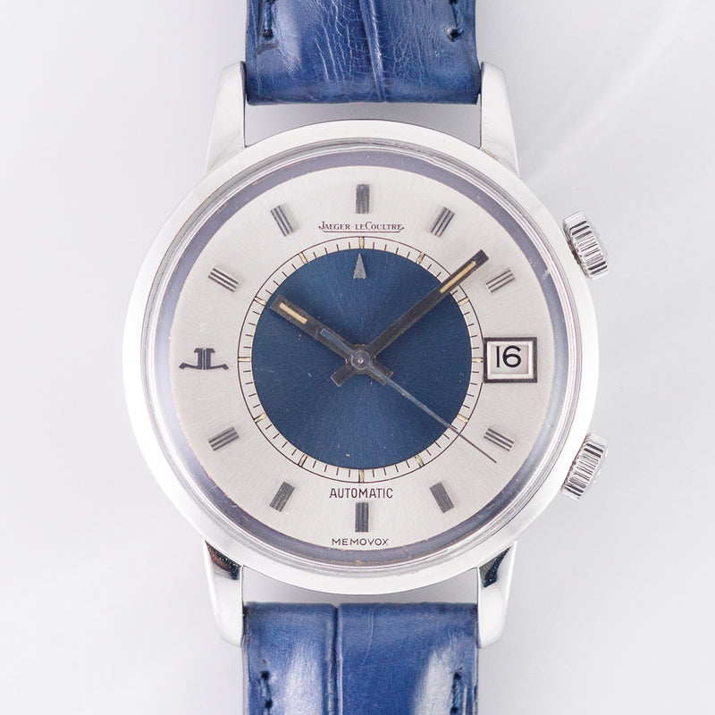 JAEGER LECOULTRE MEMOBOX Blue tuxedo Dial Ref.875.42