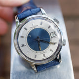 JAEGER LECOULTRE MEMOBOX Blue tuxedo Dial Ref.875.42