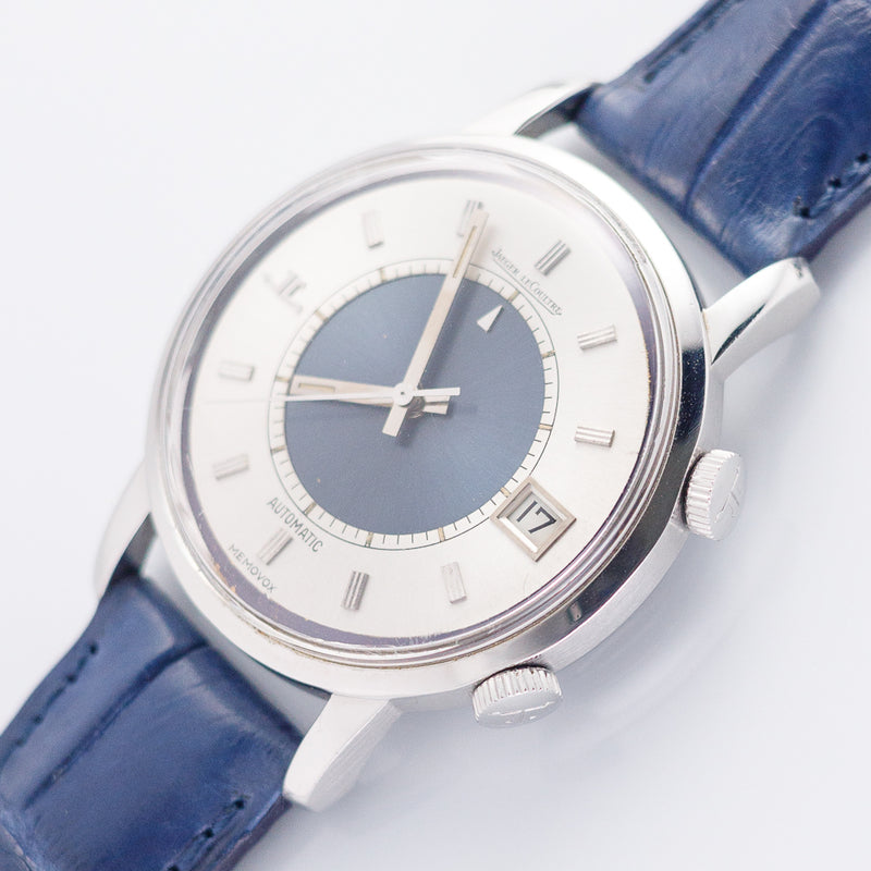 JAEGER LECOULTRE MEMOBOX Blue tuxedo Dial Ref.875.42