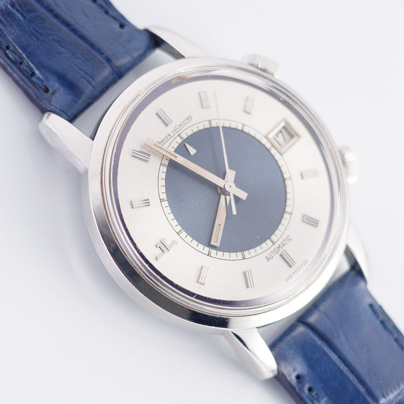 JAEGER LECOULTRE MEMOBOX Blue tuxedo Dial Ref.875.42