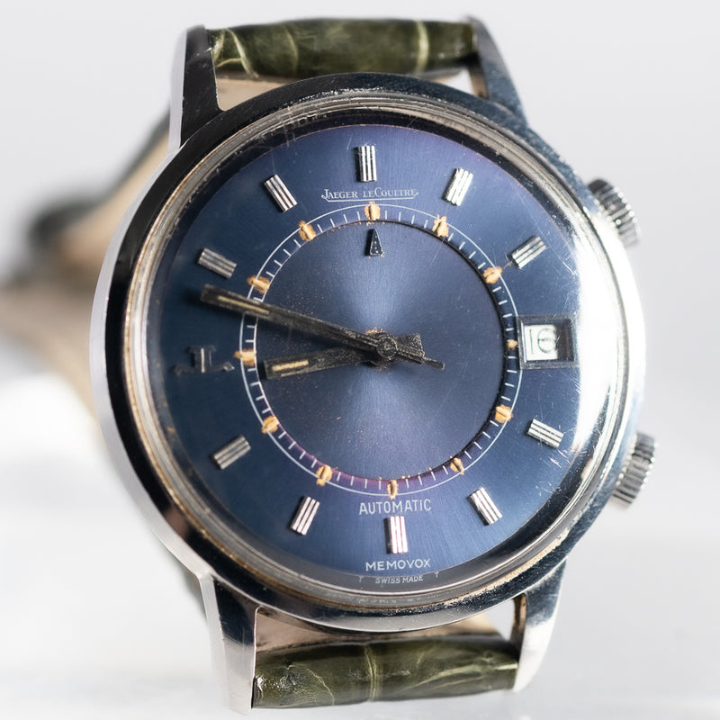 JAEGER LECOULTRE MEMOBOX Blue Dial Ref.875.42