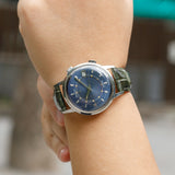 JAEGER LECOULTRE MEMOBOX Blue Dial Ref.875.42