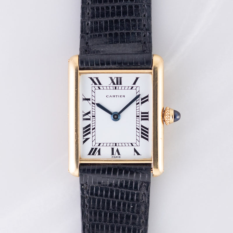 CARTIER LM Tank Louis Cartier Extra Flat Cal.P838 by JLC – TIMEANAGRAM