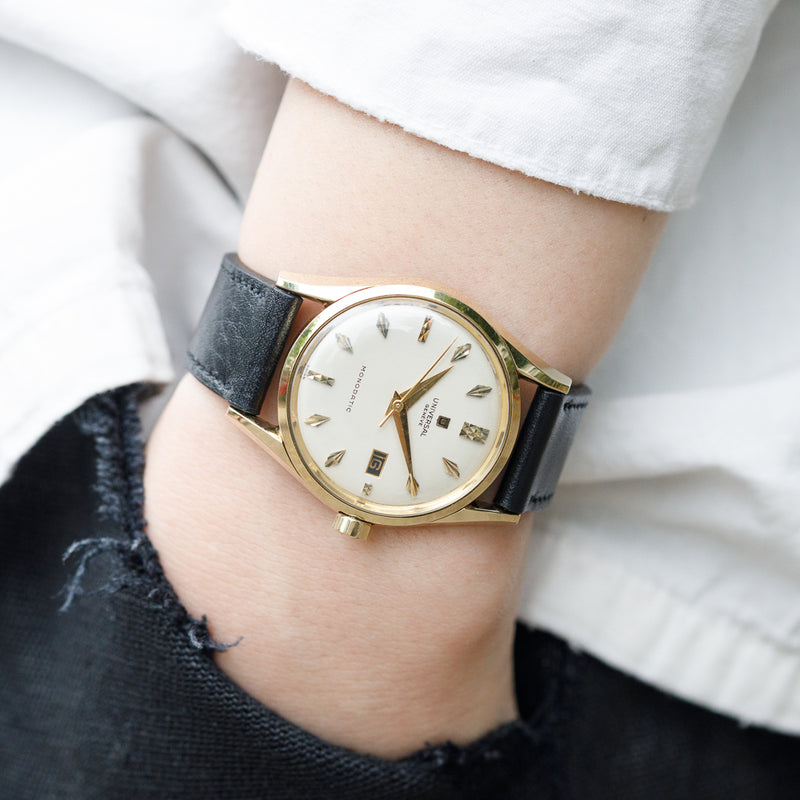 UNIVERSAL GENEVE MONODATIC Ref.20216 – TIMEANAGRAM