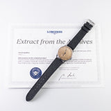 LONGINES 34.5mm Calatrava Cal.12.68z Ref.5356 / 23199 w.Extract from the Archives