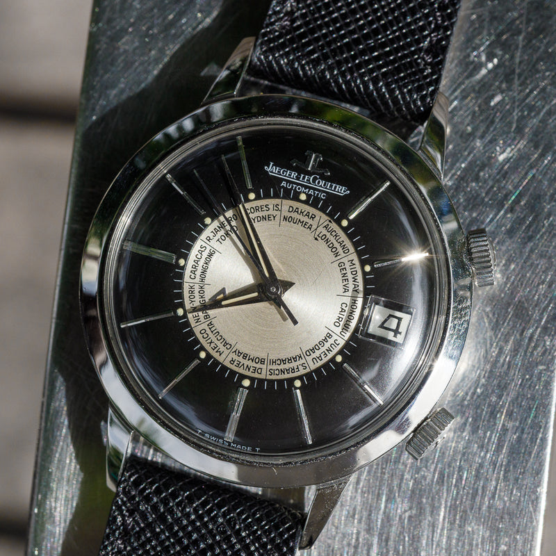 JAEGER LECOULTRE MEMOVOX Worldtime Tuxedo Ref.855