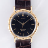 ROLEX Metropolitan Chronometer Black Gilt Dial Ref.8952