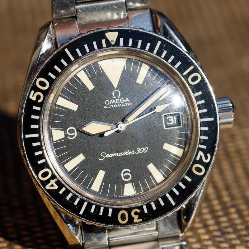 OMEGA Seamaster 300 Ref.166.024 Big Triangle w.Ref.1039 Flatlink
