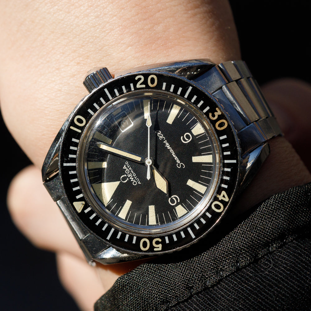 OMEGA Seamaster 300 Ref.166.024 Big Triangle w.Ref.1039 Flatlink