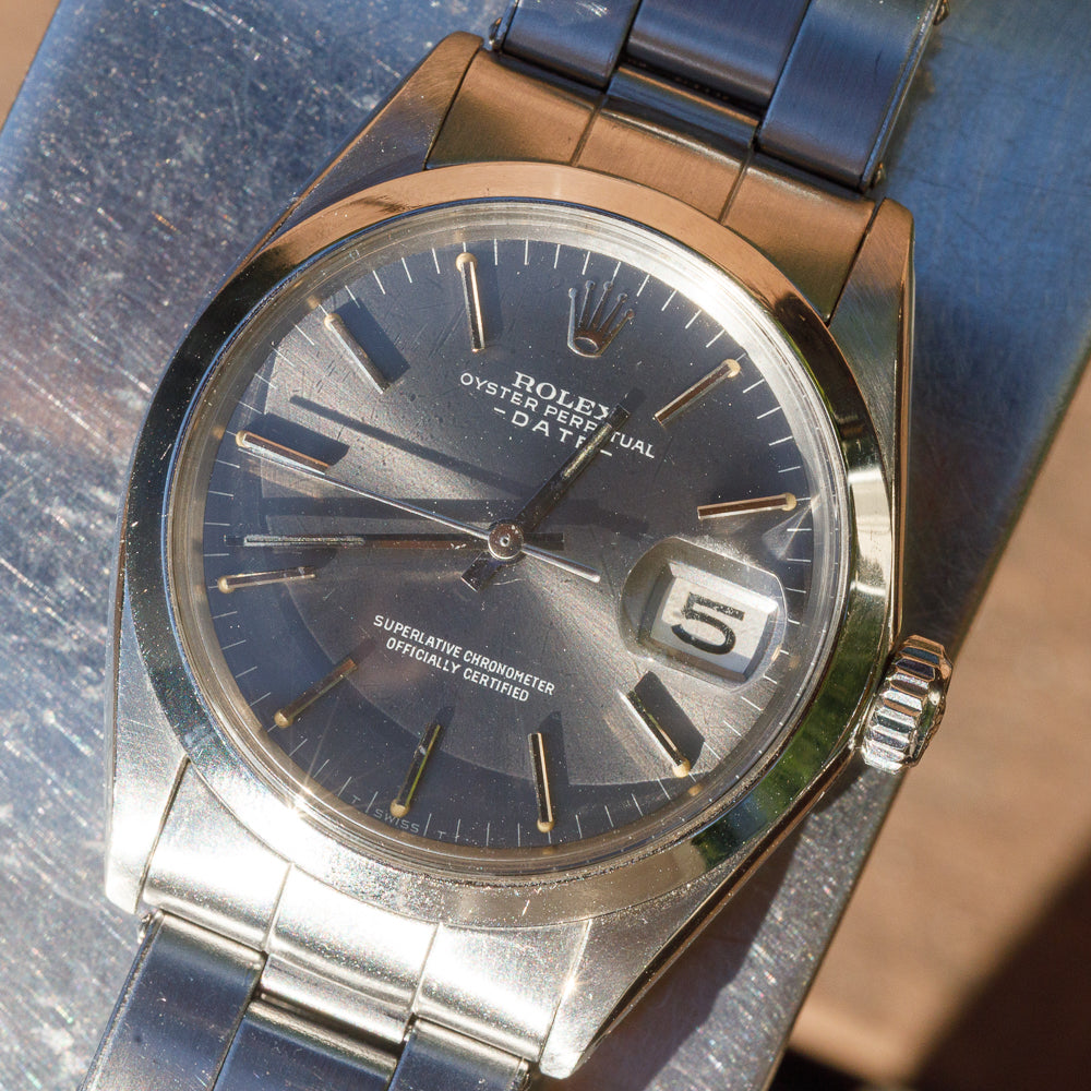 ROLEX OYSTER PERPETUAL DATE Ref.1500 w.BOX and Warranty Paper