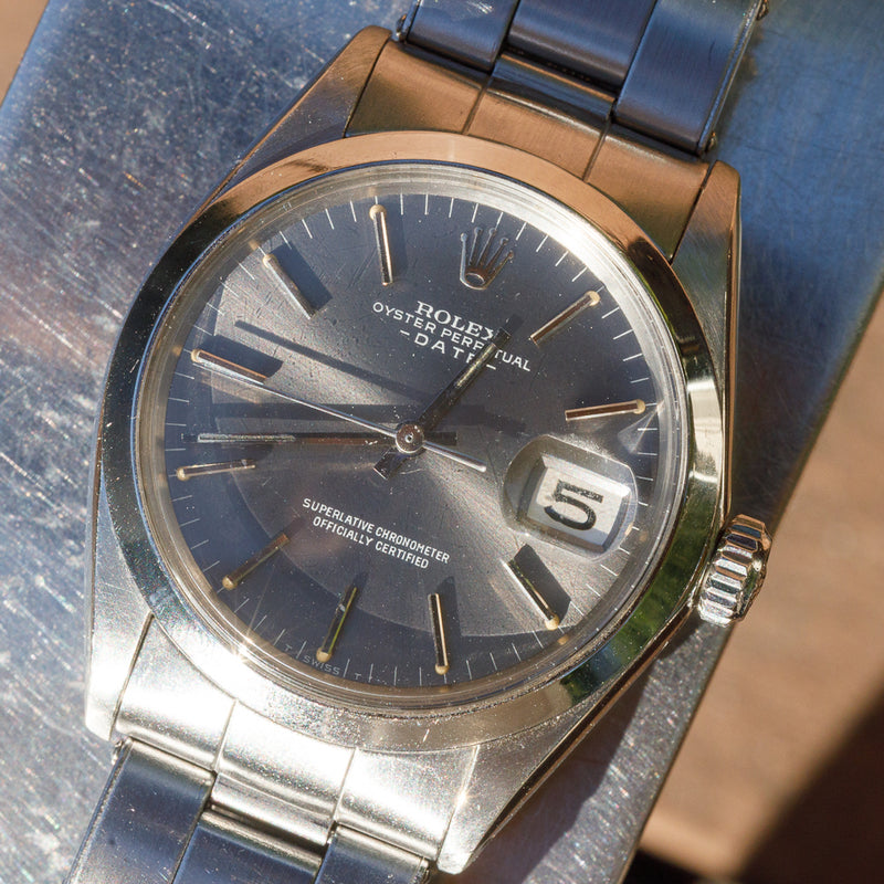 ROLEX OYSTER PERPETUAL DATE Ref.1500 w.BOX and Warranty Paper