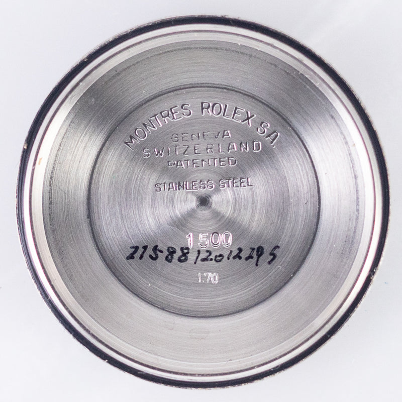 ROLEX OYSTER PERPETUAL DATE Ref.1500 w.BOX and Warranty Paper