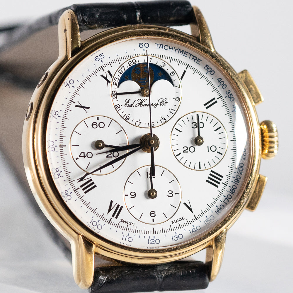 Ed. Heuer & Cie 125th Anniversary Moonphase Chronograph Ref. 188.505
