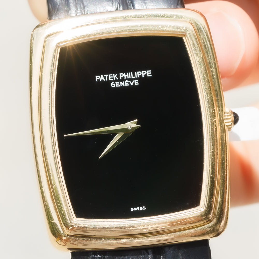 PATEK PHILIPPE Onyx Dial Ref.3628 serviced by Patek Philippe