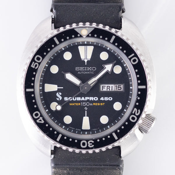 SEIKO 150M DIVER REF.6306-7001 SCUBAPRO 450