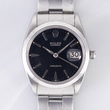 ROLEX OYSTERDATE Black Gilt Dial Ref.6694
