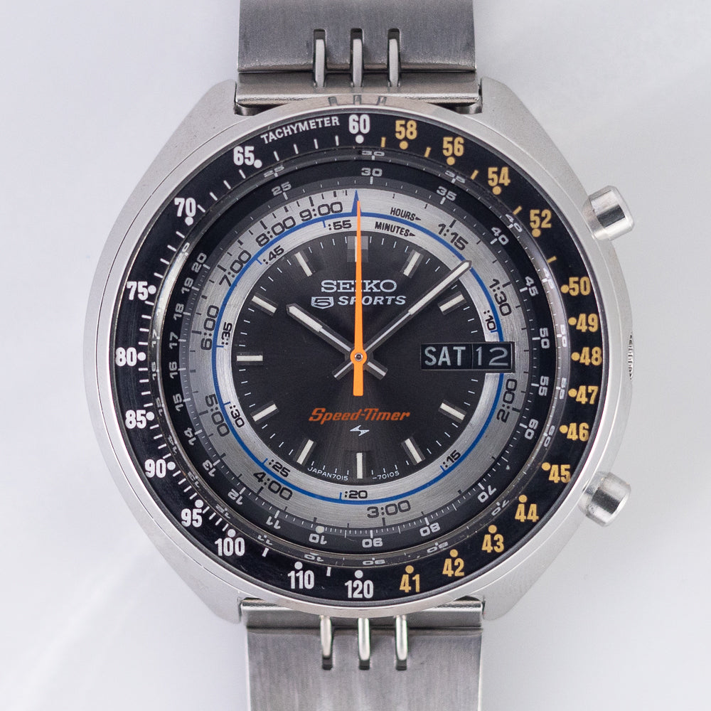 SEIKO 5 SPORTS SPEEDTIMER REF.7015-7010  NEW OLD STOCK