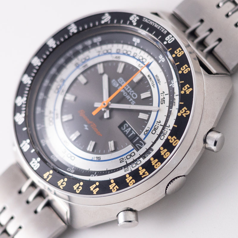 SEIKO 5 SPORTS SPEEDTIMER REF.7015-7010 NEW OLD STOCK – TIMEANAGRAM
