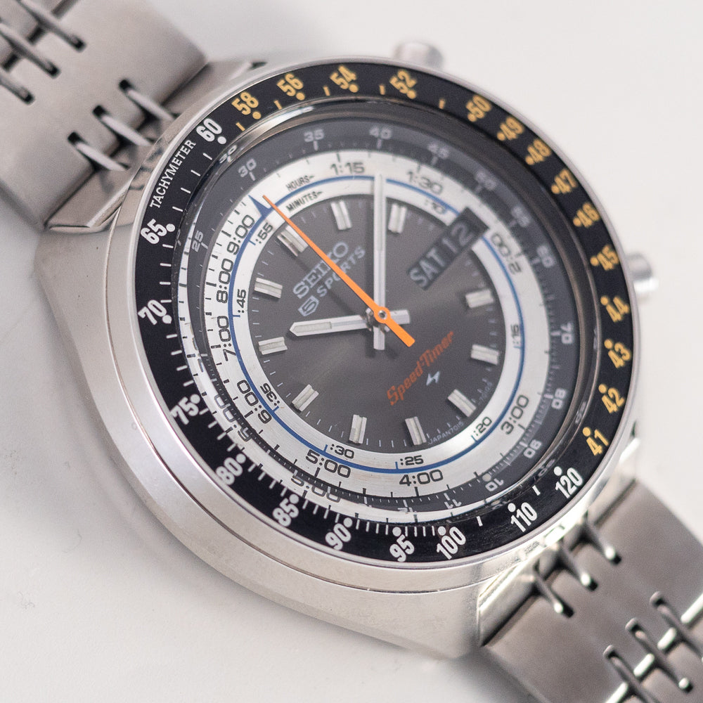 SEIKO 5 SPORTS SPEEDTIMER REF.7015-7010  NEW OLD STOCK