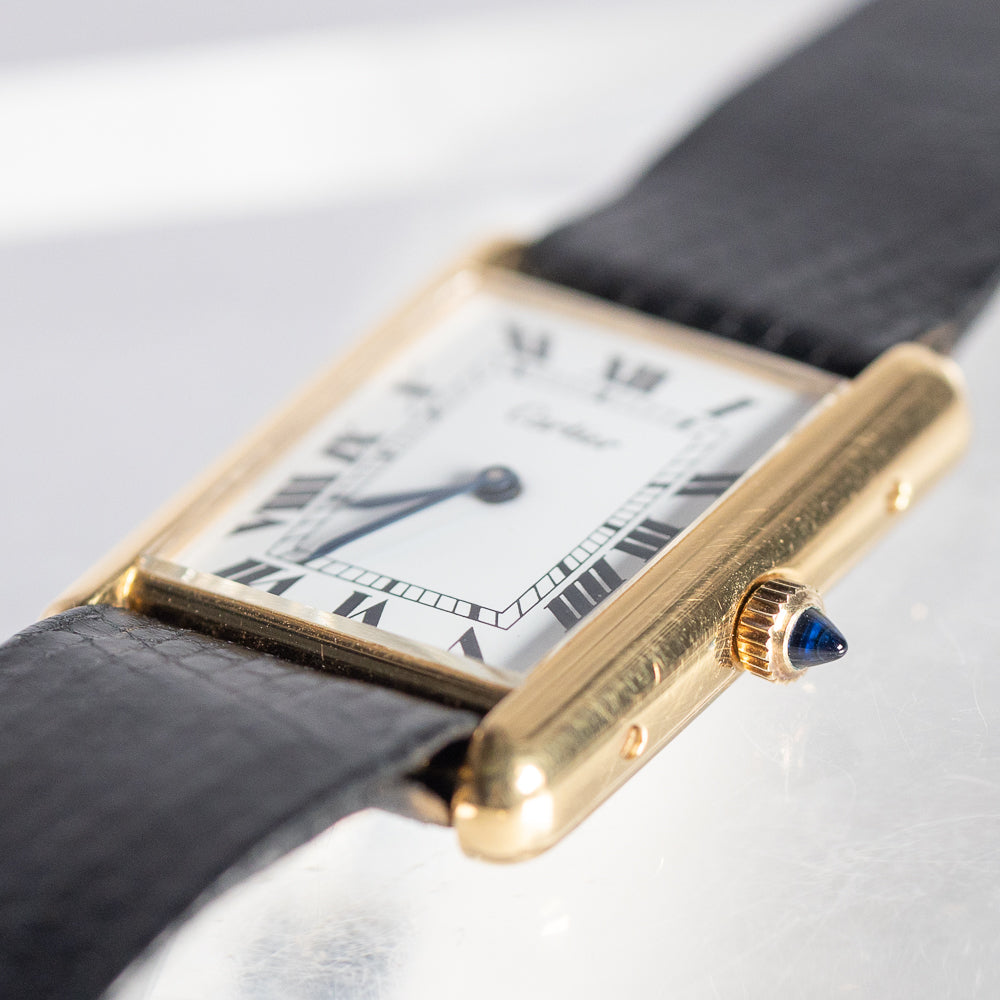 CARTIER LM Pre Must TANK Ref.15705 w.BOX&Paper NEW OLD STOCK