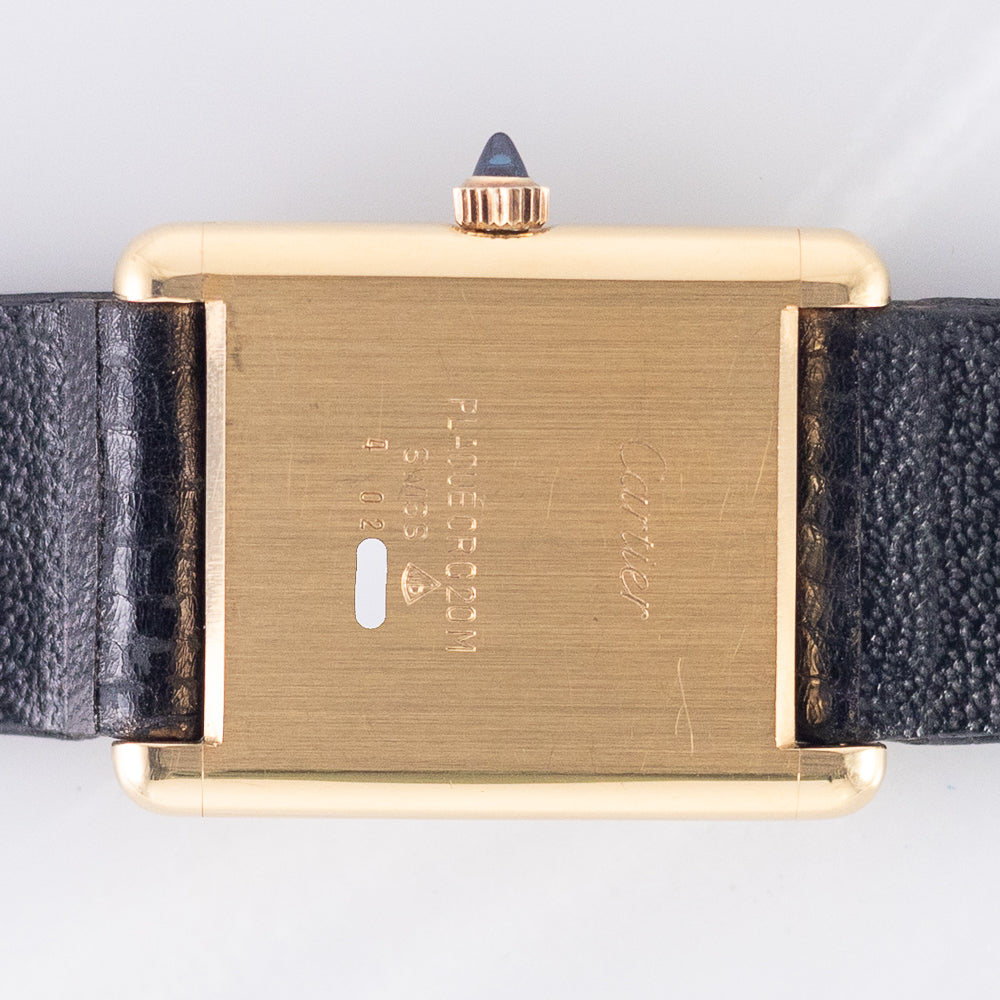 CARTIER LM Pre Must TANK Ref.15705 w.BOX&Paper NEW OLD STOCK
