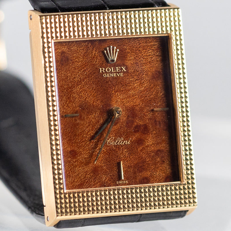 ROLEX Cellini Burlwood Dial Ref.4127