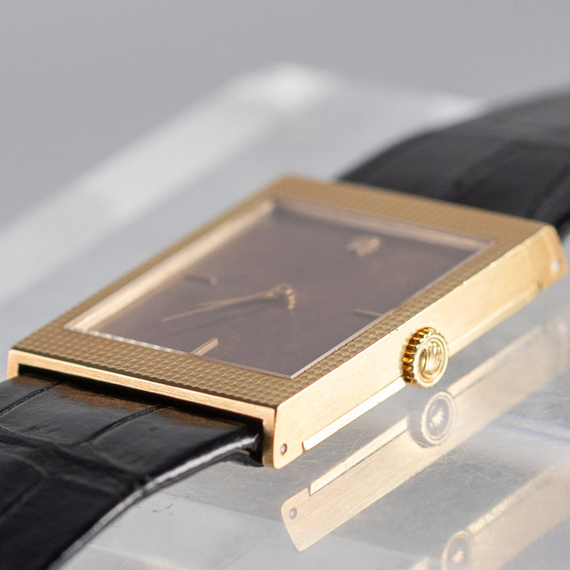 ROLEX Cellini Burlwood Dial Ref.4127