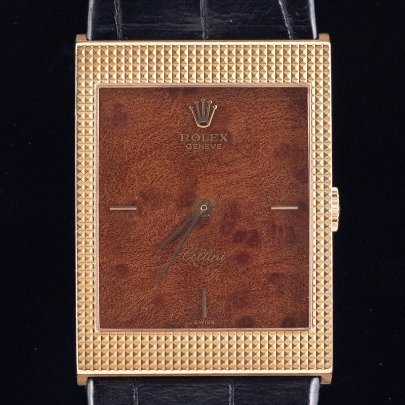ROLEX Cellini Burlwood Dial Ref.4127