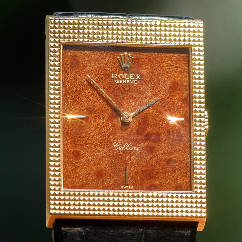 ROLEX Cellini Burlwood Dial Ref.4127