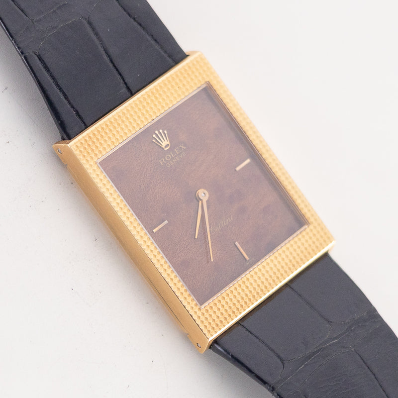 ROLEX Cellini Burlwood Dial Ref.4127