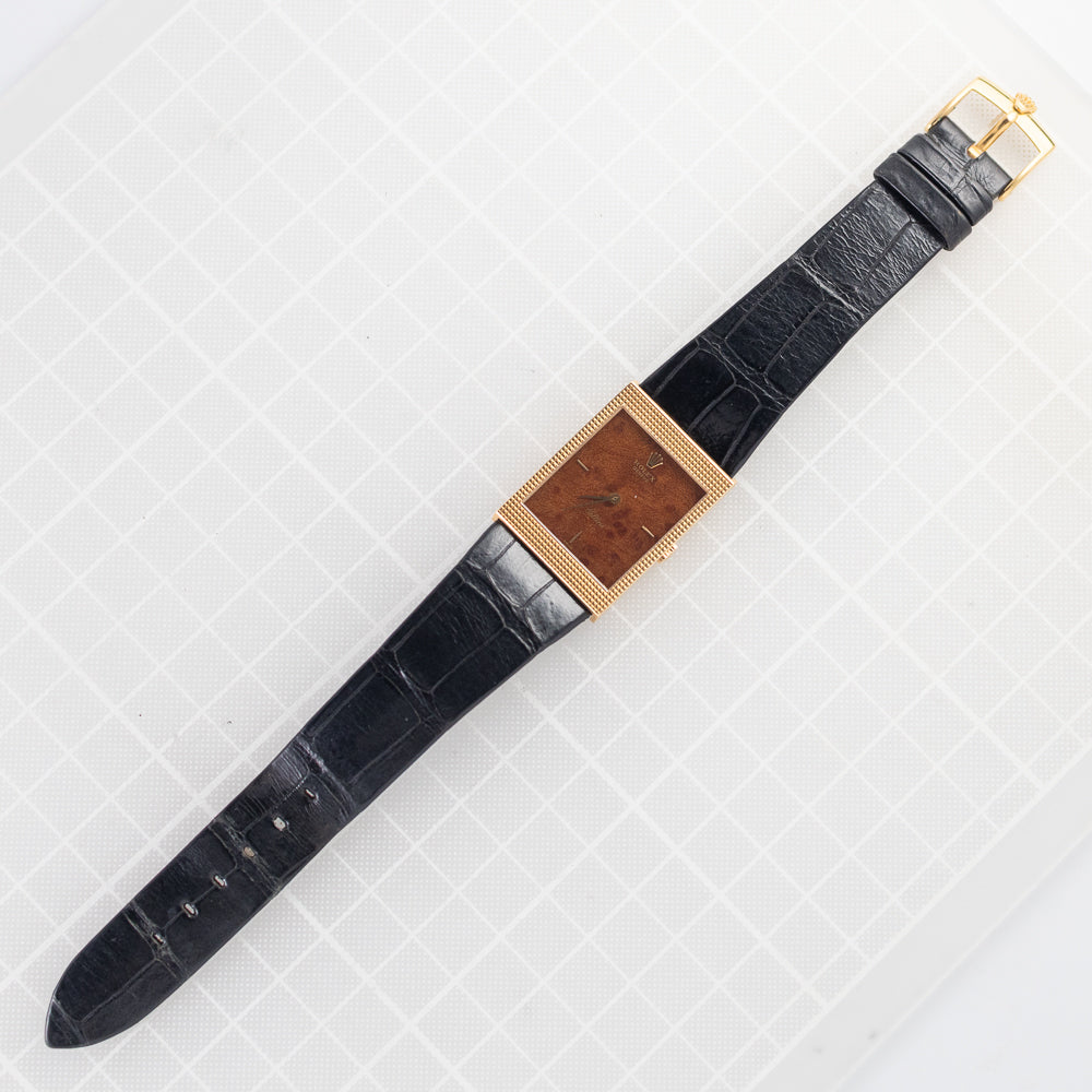 ROLEX Cellini Burlwood Dial Ref.4127