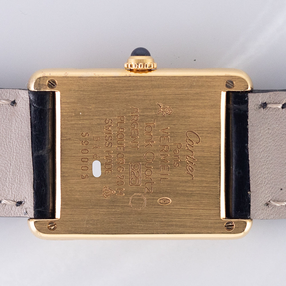 CARTIER LM MUST DE TANK REF.590005