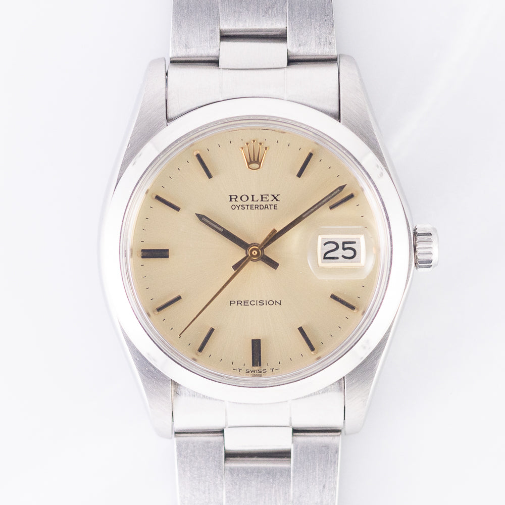 ROLEX OYSTERDATE Gold Dial Ref.6694