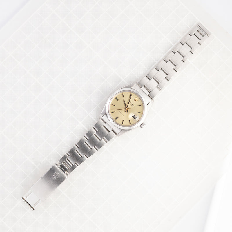 ROLEX OYSTERDATE Gold Dial Ref.6694