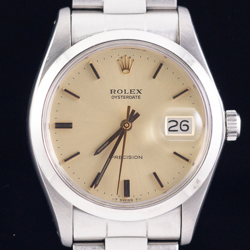 ROLEX OYSTERDATE Gold Dial Ref.6694