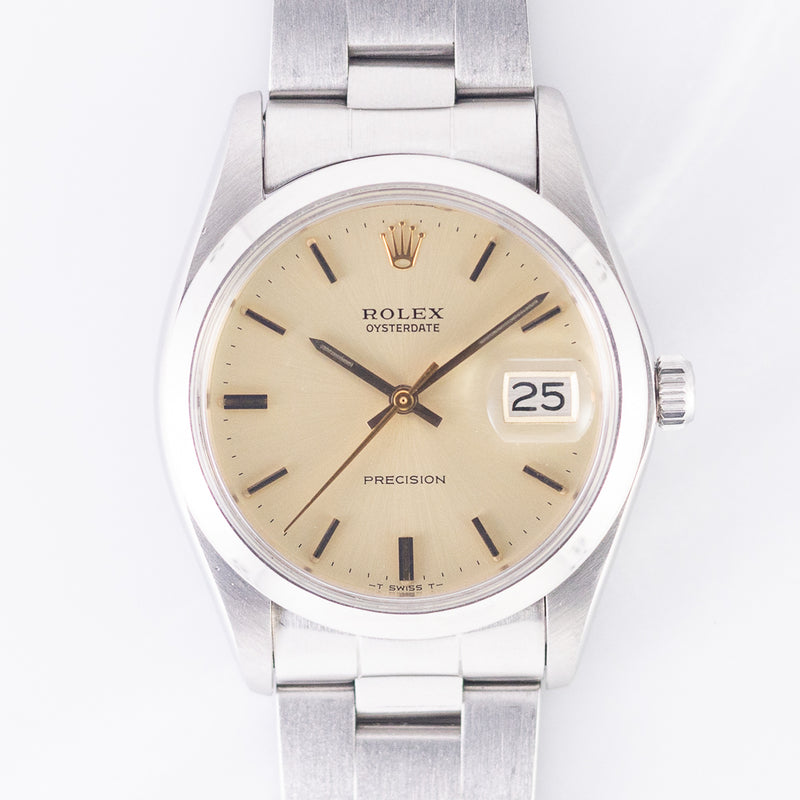 ROLEX OYSTERDATE Gold Dial Ref.6694