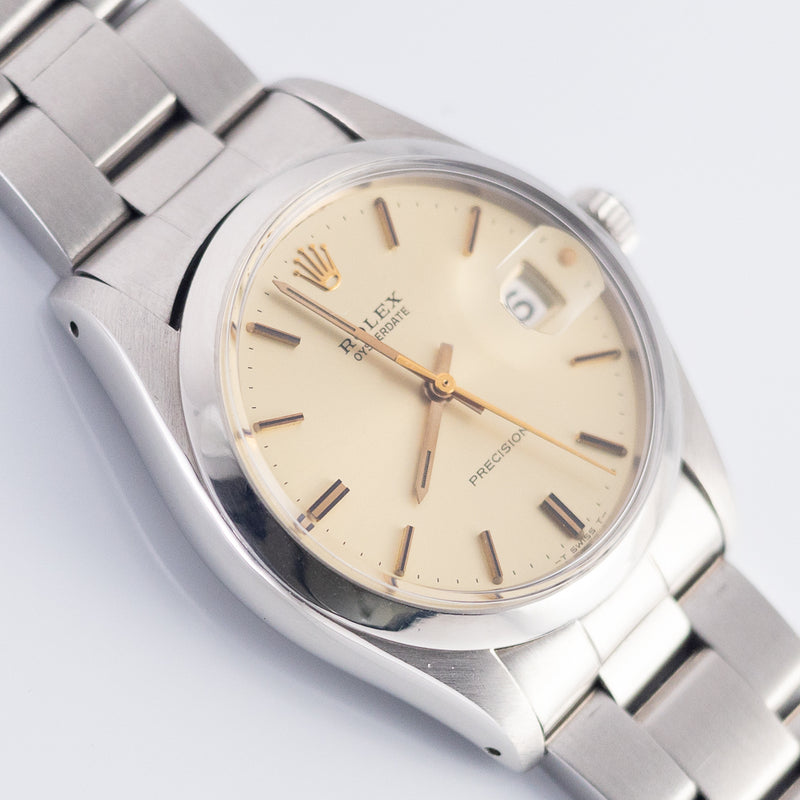 ROLEX OYSTERDATE Gold Dial Ref.6694
