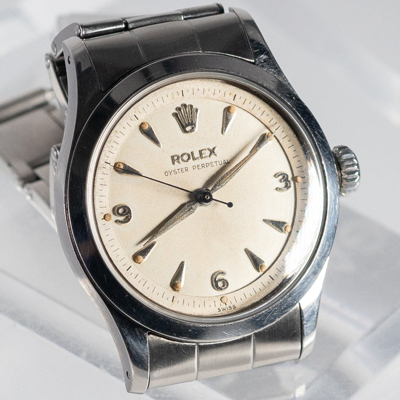 ROLEX Semi Bubble Back REF.6332 SIDE FALT EXPLORER DIAL – TIMEANAGRAM