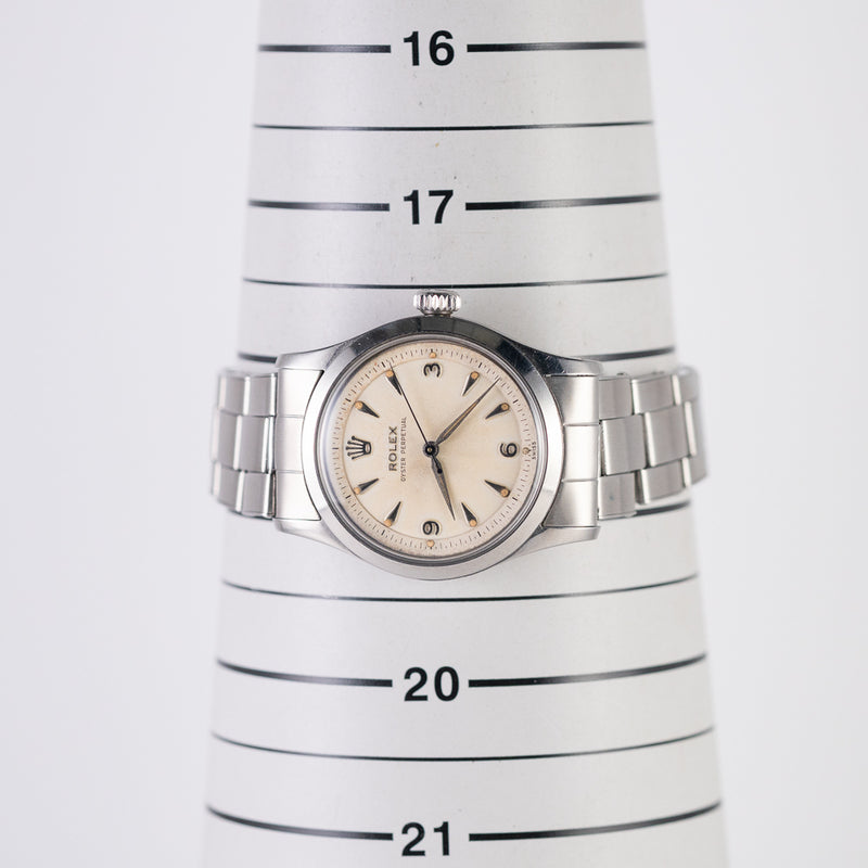 ROLEX Semi Bubble Back REF.6332 SIDE FALT EXPLORER DIAL – TIMEANAGRAM