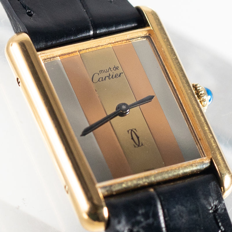 CARTIER LM MUST DE TANK tricolor