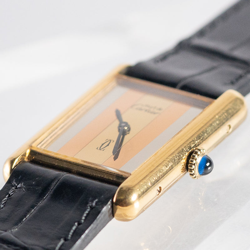 CARTIER LM MUST DE TANK tricolor