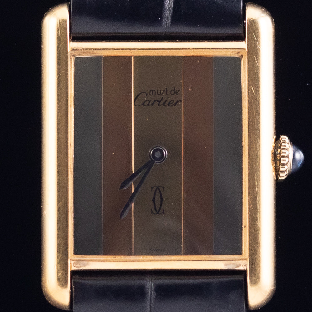 CARTIER LM MUST DE TANK tricolor