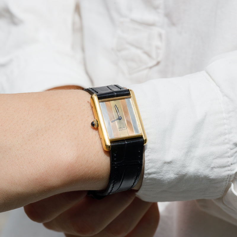 CARTIER LM MUST DE TANK tricolor