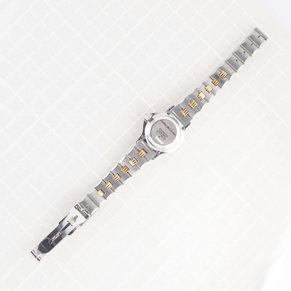 CARTIER SM SANTOS OCTAGON Ref.0907 Automatic Godron Bracelet