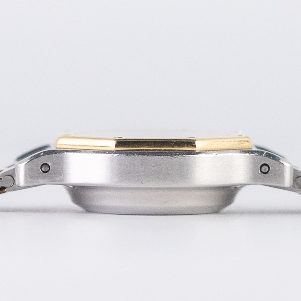 CARTIER SM SANTOS OCTAGON Ref.0907 Automatic Godron Bracelet