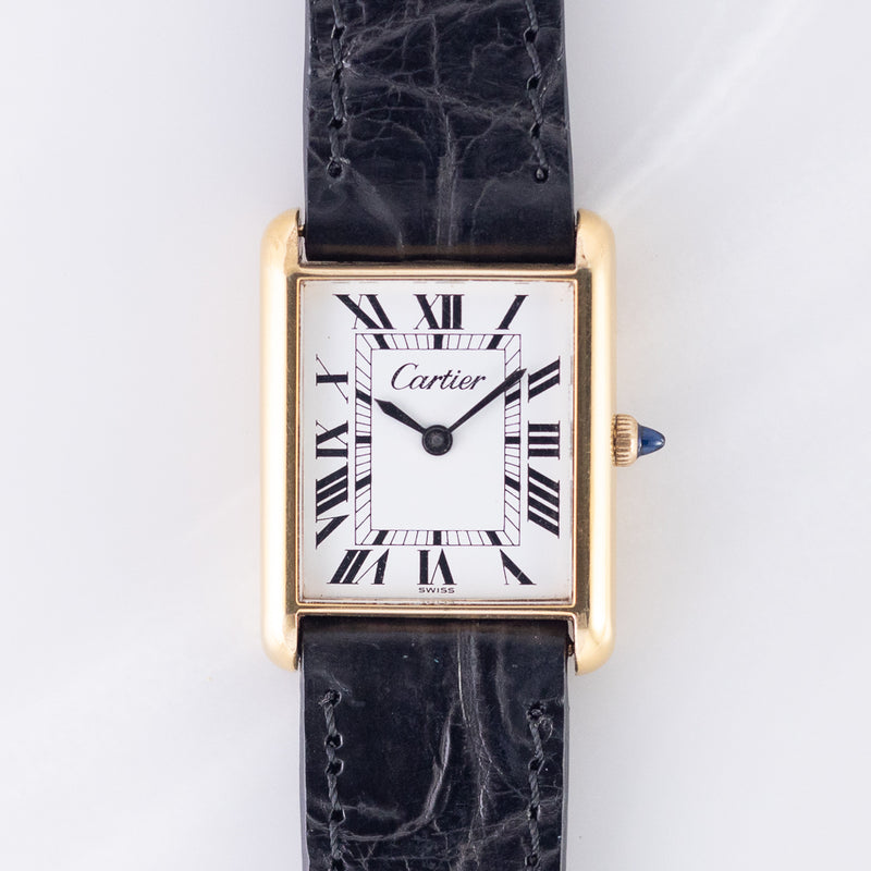 時計 cartier TANK MUST LM CARTIER LM PRE MUST TANK – TIMEANAGRAM