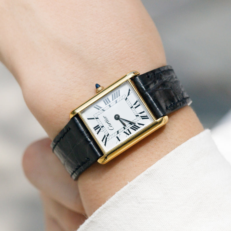 時計 cartier TANK MUST LM CARTIER LM PRE MUST TANK – TIMEANAGRAM