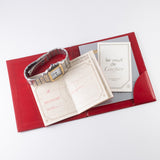 CARTIER LM Santos Carree Ref.2961 w.BOX & paper